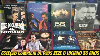 📀Coleção de DVDS Zezé di Camargo & Luciano - 30 ANOS📀💿