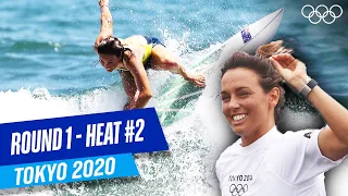 Women's Surfing - Round 1 - Heat 2 | Tokyo 2020