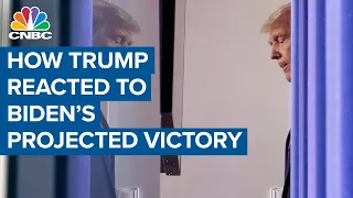 How Donald Trump, White House reacted to Joe Biden's projected election victory