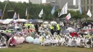 Hundreds in Seoul turn out for anti-Japan protest