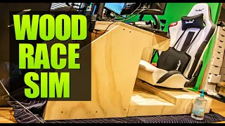 Cheap Wood Race Sim DIY Build (feat. Papa Bunyun) - Project WOOP