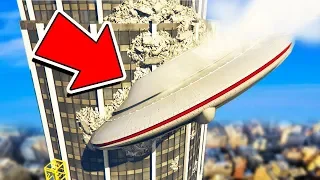 UFO SI SCHIANTA SULLA CITTÀ DI GTA5!