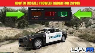 How To Install Prowler Speed Radar For LSPDFR | #lspdfr