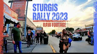 Sturgis 2023 RAW Street WALKER First Person FOOTAGE Part 1