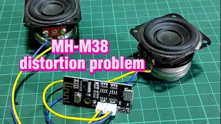 solved the distortion problem in the MH-M38 amplifier