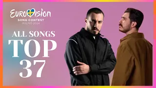 TOP 37 | EUROVISION SONG CONTEST 2024 | + AZERBAIJAN (ALL SONGS)