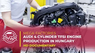 Audi 4 Cylinder TFSI Engine Production in Hungary 🔧