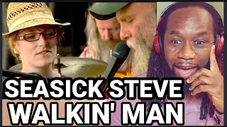 See him give a girl time of her life!SEASICK STEVE - Walkin man REACTION at GLASTONBURY