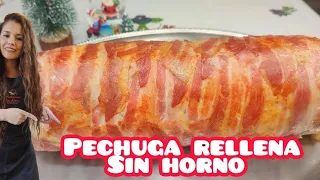 Cómo hacer PECHUGA DE POLLO🐓 SIN HORNO receta NAVIDEÑA🌲🎁 muy fácil y DELICIOSA 😋