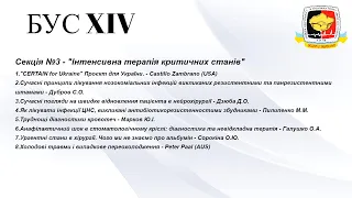 Чотирна́дцятий Британо-Український Симпозіум (БУС 14). "Інтенсивна терапія критичних станів"