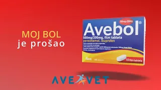 Avebol reklama- Paracetamol 500mg + ibuprofen 200mg