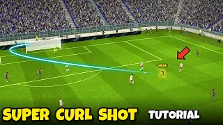 Secret How To Perform Super Curl Shot Like a Pro in eFootball 2024 Mobile