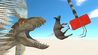 Tentacle Hammer Push in Indoraptor Lair - Animal Revolt Battle Simulator