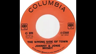 Johnny & Jonie Mosby "The Wrong Side of Town" mono vinyl 45