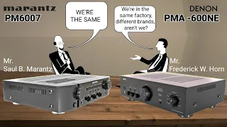 Marantz PM6007 vs Denon PMA-600NE expose all no sound test