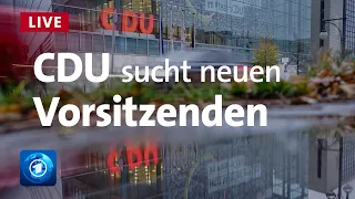 Pressekonferenz der CDU zur Suche nach einem neuem Parteichef | Livestream