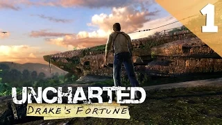 Uncharted: Drake's Fortune [PS4] - Начало приключений #1