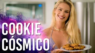 COOKIE QUENTINHO COM GOTAS DE CHOCOLATE QUE EMAGRECE (BRINCADEIRA, NÃO EMAGRECE NÃO)