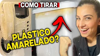 COMO TIRAR AMARELADO DE PLÁSTICO - AMARELADO DE GELADEIRA - ENCARDIDO DE MESA BRANCA + ENCARDIDOS