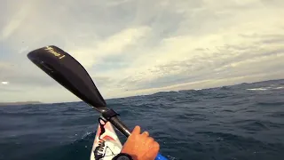 Raw footage - Kommetjie Platboom Downwind Surfski paddle