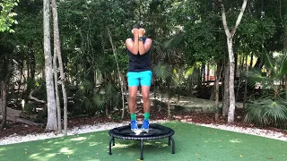 30 Min Progressive Rebounding workout on a JumpSport Fitness Trampoline/ Rebounder