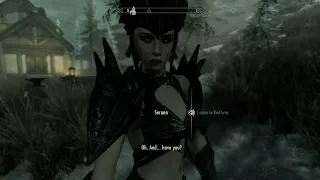 Serana dialogue add on: I mean I did download this bloody mod.