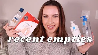 September Empties I Will & Won't Repurchase: La Roche Posay, Bliss, Kiehl's, Dr. Zenovia, L'Occitane