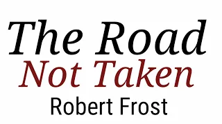 The road not taken by Robert Frost in hindi