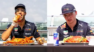 Daniel Ricciardo and Max Verstappen do a Smash 'N' Crab job on Singapore