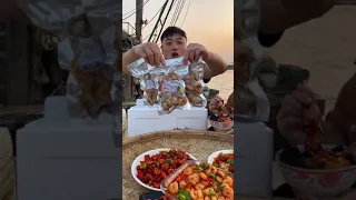 Relax Food Eat Seafood 🦐🦀🦑 Lobster, Crab, Octopus, Giant Snail, Precious Seafood Funny Moments 8