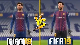 FIFA 19 VS FIFA 18 | Graphics Comparison
