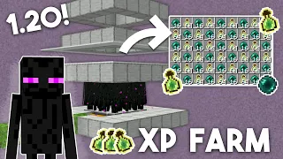 BEST ENDERMAN XP Farm In Minecraft Bedrock 1.20! (MCPE/Xbox/PS4/Nintendo Switch/Windows10)