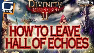 DIVINITY ORIGINAL SIN 2 - How to leave Hall of Echoes in Arx