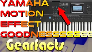 Yamaha PSR-E473 : All 30 MOTION EFFECTS demonstrated