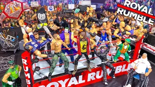 Royal Rumble WWE Action Figure Match! Hardcore Championship!
