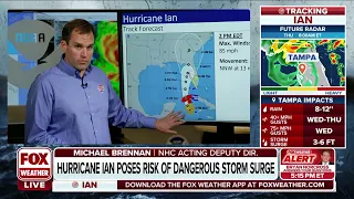 Possibility of Life-Threatening Storm Surge with Hurricane Ian: NHC