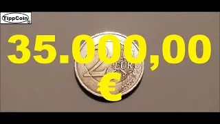 2 Euro Spiegelei Münze Frankreich 35.000 €