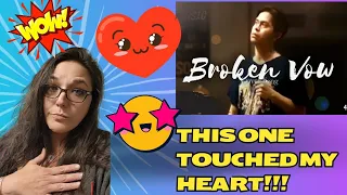 Cakra Khan -Broken Vow (Cover) FIRST TIME REACTION!!!!!!!