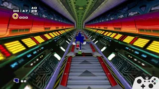 Sonic Adventure 2 - Final Rush M1 skipless speedrun in 1:53.25