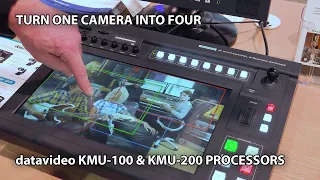 Turn One 4K Camera Into Four - datavideo KMU-100/200 Region of Interest Processors - NAB 2022