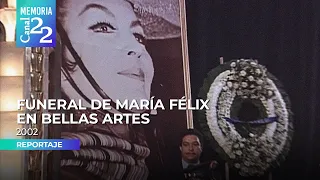 Funeral de María Félix en Palacio de Bellas Artes (2002)