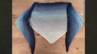 Mike's Creatieve Wereld | English tutorial | My story Shawl RIGHT handed