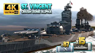 Battleship St. Vincent: Good matchmaking for a great game - World of Warships