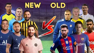 New Footballers 🆚 Old Footballers 🔥 Ronaldo, Messi, Neymar, Haaland, Mbappe, Benzema