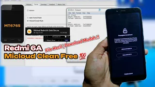 Free Bypass Micloud Clean Xiaomi Redmi 6A Permanen !! | Cara Mudah Hapus Akun Mi