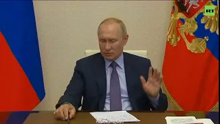 Путин раскрутил ручку на совещании, которую бросил полтора месяца назад!