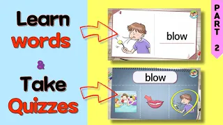 English Words & Quizzes | Basic Level 1.2 | Vocabulary for Kids