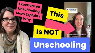 Unschooling is not educational neglect. It’s not something you do on a whim. (Hausfrau Fri)