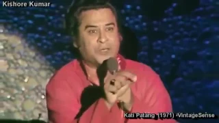 Kishore Kumar Singing Live Ye Jo Muhabbat Hai Ye Unka Hai Kaam Kati Patang 1971 RD Burman Anand