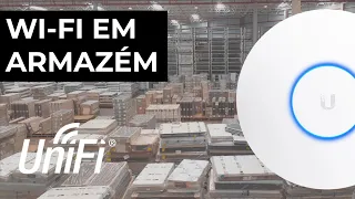 Wi-Fi com APs UniFi em CD da Maior Fabricante de Colchões do Brasil